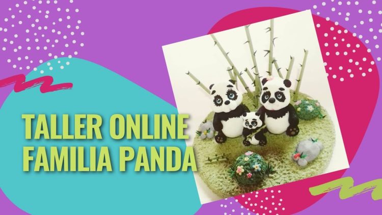 🐼 AULA VIRTUAL FAMILIA PANDA CON PORCELANA FRÍA 🐼