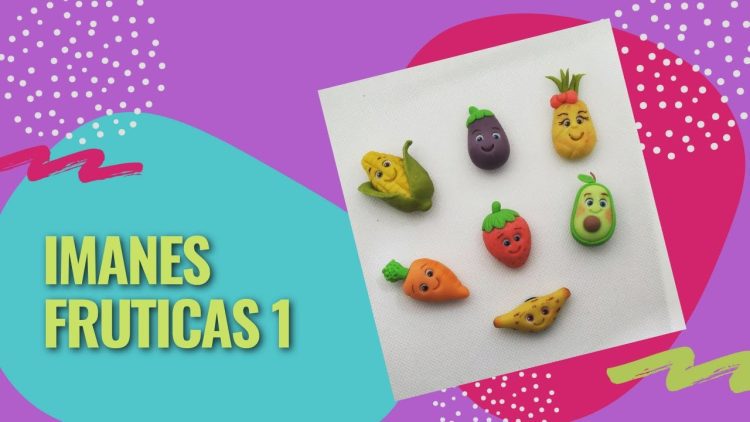 🍍 CÓMO HACER IMANES CON PORCELANA FRÍA/ FRUTAS/ VEGETALES/ PARTE 1 🍍