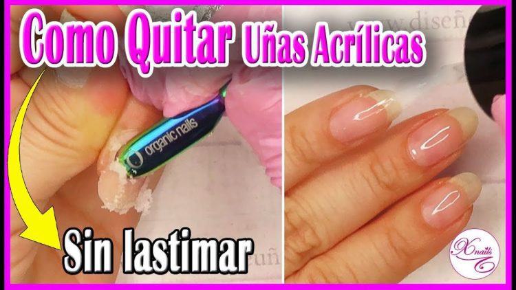 Como Quitar Uñas Acrílicas SIN LASTIMAR las Uñas Naturales 💅 Curso de Uñas Acrílicas #21/21