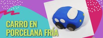 🚘 DIY/CÓMO Hacer un CARRO en PORCELANA Fría 🚘