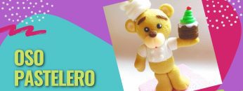 🐻 DIY/OSO Pastelero en PORCELANA Fría 🐻