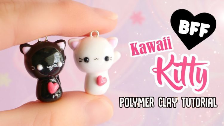 Easy Kawaii Cats│Polymer Clay BFF Charm Tutorial