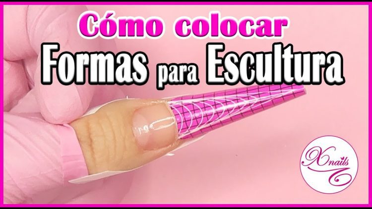 MINI CLASE 💅💅 Como Poner FORMAS para ESCULTURA paso a paso / Uñas ESCULTURALES 💅💅