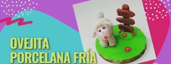 🐑 SOUVENIR OVEJITA CON PORCELANA FRÍA 🐑