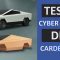 Tesla cyber truck toy cardboard diy