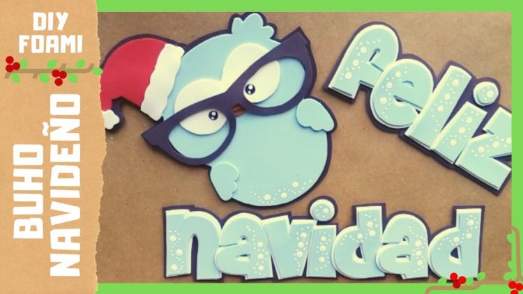 🎄 DIY Buho Navideño en Foami. Banner Navideño.