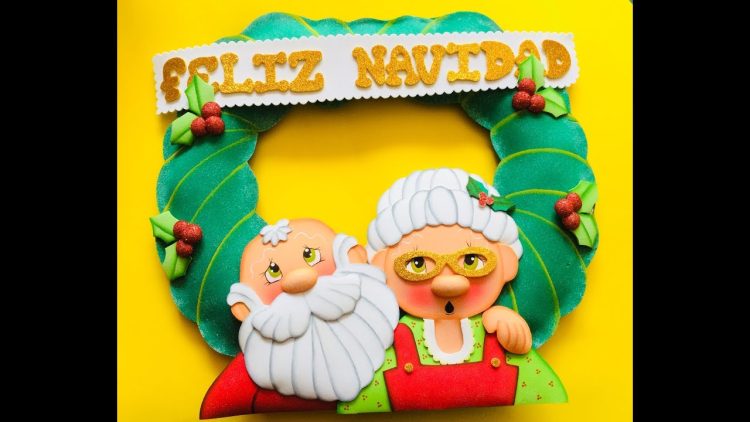 Pareja Noel paso a paso – Craft DIY manualidad navidad en foamy/goma eva/microporoso